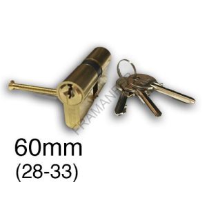 cilindro sagomato 60mm decentrato ottone nudo decentrato 60 ferramenta framanfer sarno