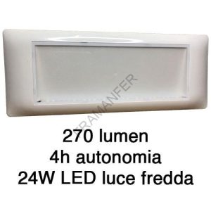 lampada d'emergenza led luce bianca fredda ferramenta framanfer sarno