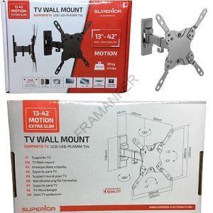 supporto tv a braccio 13 42 ferramenta framanfer sarno cap 854