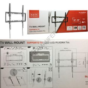supporto tv inclinabile filo muro 32 55 pollici ferramenta framanfer sarno