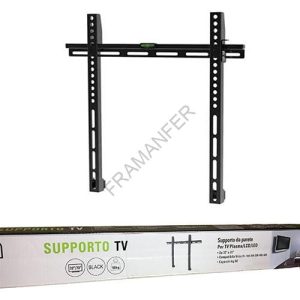 supporto per tv filo muro 32/70" nero portata massima 50kg ferramenta framanfer sarno