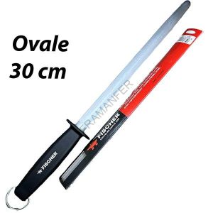 acciaino ovale 30 cm magnetico cromato Fischer ferramenta framanfer sarno