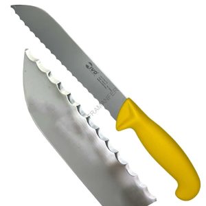 coltello dentato per pane e lievitati 20 cm giallo ivo ferramenta framanfer sarno