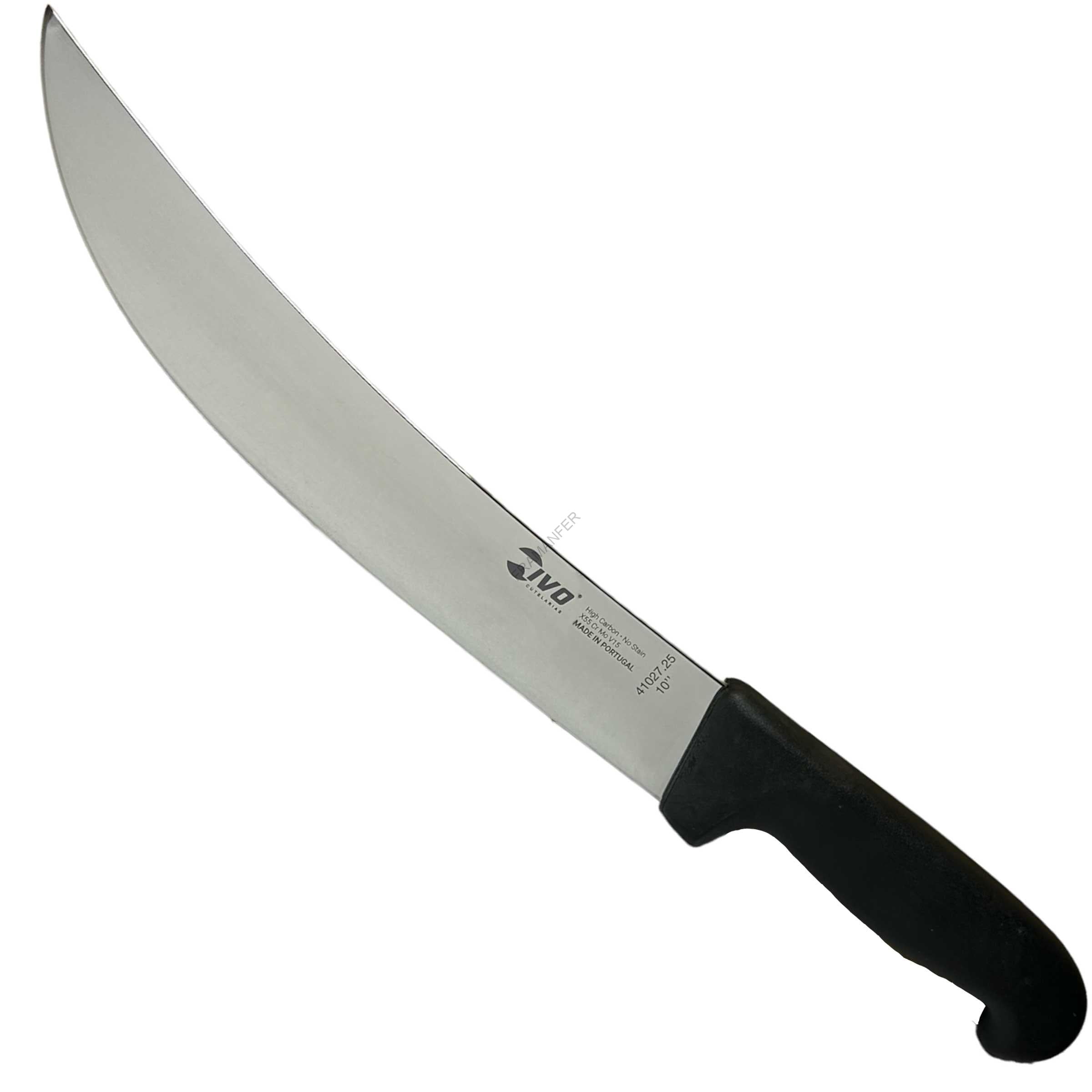 coltello scimitarra 25 cm nero ivo ferramenta framanfer sarno
