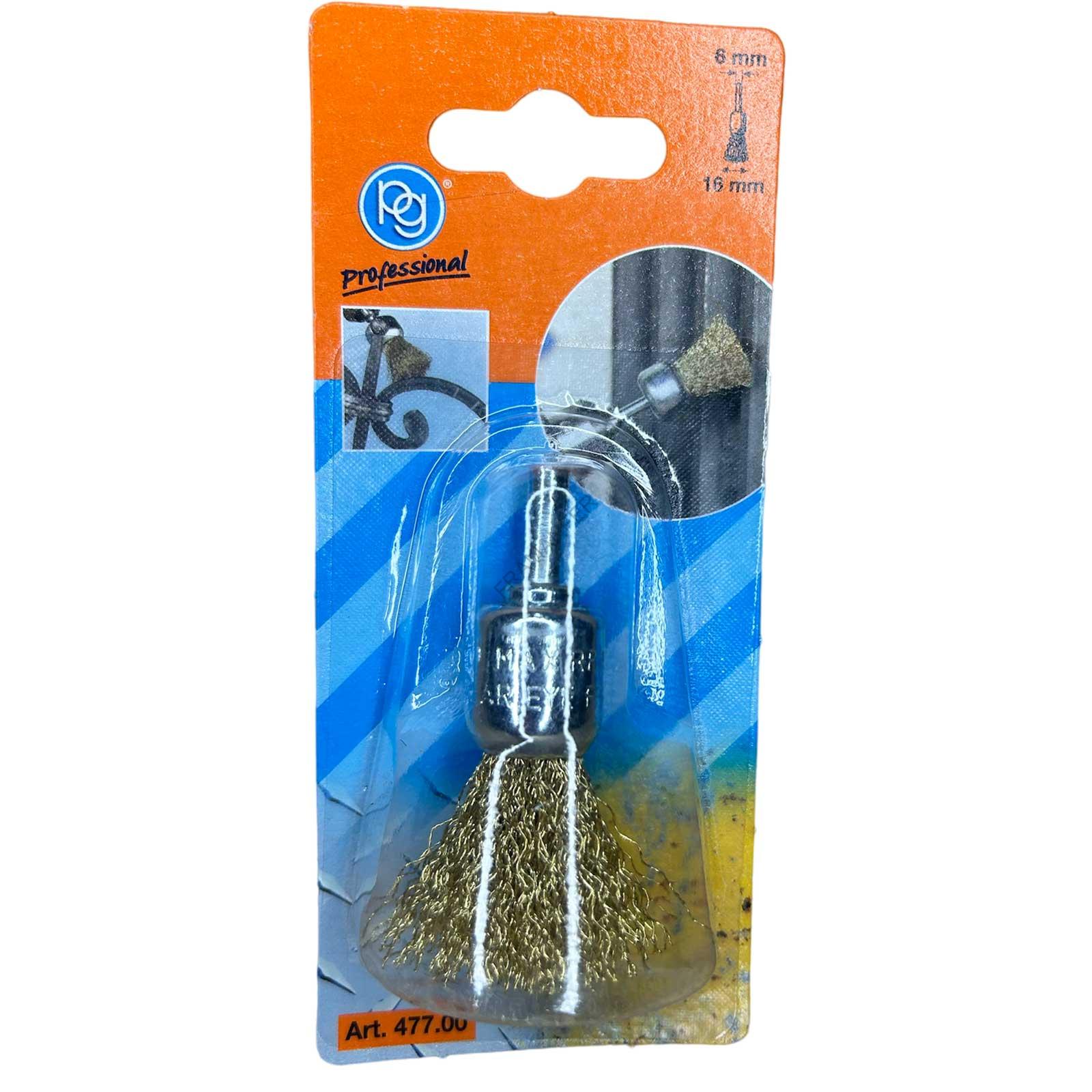 spazzola a pennello 16 mm peli lisci in acciaio poggi 477 ferramenta framanfer sarno