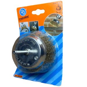 spazzola a tazza 85 mm peli lisci per trapano poggi 485.20 ferramenta framanfer sarno