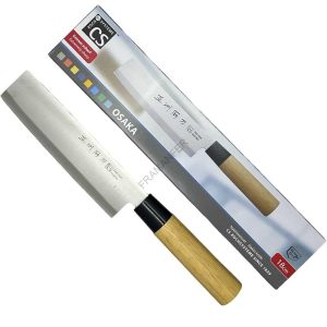 coltello nakiri 18 cm cs osaka manico in legno ferramenta framanfer sarno