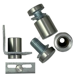 distanziatore per targhe d 19 x h 25 mm nichel satinato ferramenta framanfer sarno