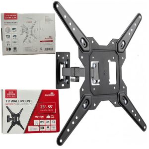 staffa tv 23-55pollici modello extraslim nero ferramenta framanfer sarno