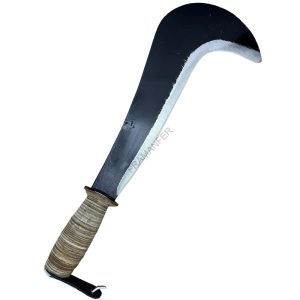 roncola con manico in cuoio 45cm ferramenta framanfer sarno