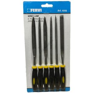 serie lime fervi in acciaio 6 pezzi ferramenta framanfer sarno