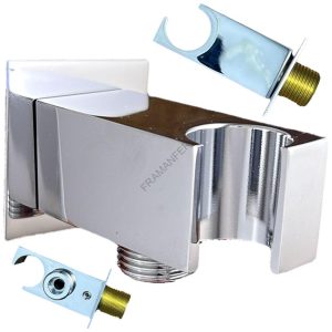 curvetta doccia con supporto quadro ottone cromato ferramenta framanfer sarno