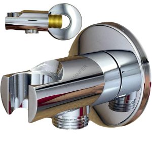 curvetta doccia con supporto tondo ottone cromato ferramenta framanfer sarno