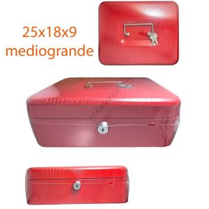 cassetta portavalori mediogrande 25x18x9 realizzata in lamiera pesante ferramenta framanfer sarno