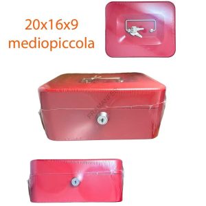cassetta portavalori mediopiccola 20x16x9 realizzata in lamiera pesante ferramenta framanfer sarno