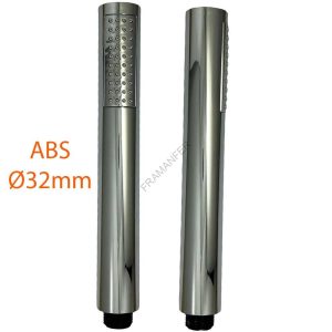 doccetta tonda monogetto 32 mm in abs cromato ferramenta framanfer sarno