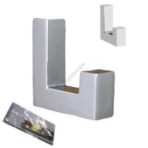 appendiabito cromato 1 posto in metallo ferramenta framanfer sarno
