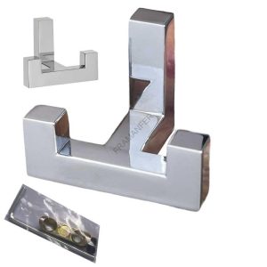 appendiabito cromato 2 posti in metallo ferramenta framanfer sarno