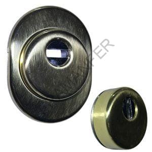 protezione corazzata per cilindri sagomati cipierre 310c ottone lucido diametro 50 interasse 38 spessore 18 ferramenta framanfer sarno