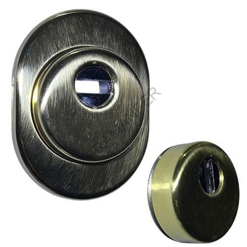 protezione corazzata per cilindri sagomati cipierre 310c ottone lucido diametro 50 interasse 38 spessore 18 ferramenta framanfer sarno