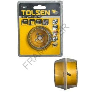 fresa bimetal 51mm tolsen ferramenta framanfer sarno