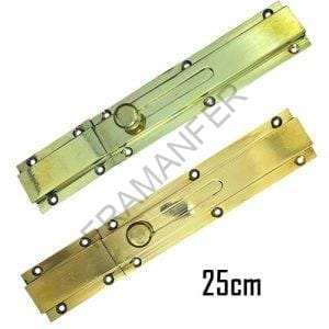 catenaccio scorrevole ottone lucido 25cm cp per porte cancelli portoncini ferramenta framanfer sarno