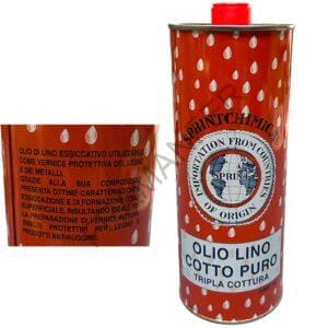 olio di lino cotto puro Tripla cottura 1 litro framanfer sarno