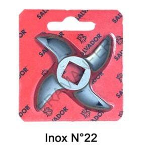 lama coltello per tritacarne N° 22 della Salvador in Acciaio inox ferramenta framanfer sarno