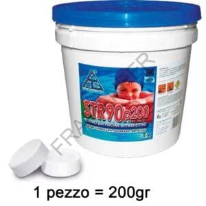 tab da 200gr cloro 3 funzioni multiazione STR90 CAGCHemical ferramenta framanfer sarno