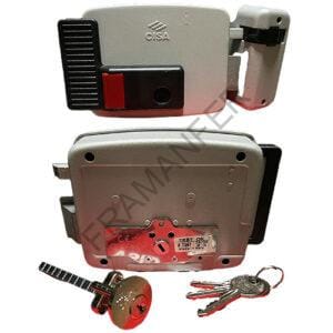 serratura elettrica per portoncino in legno cisa 11610 nt destra entrata regolabile ferramenta framanfer sarno