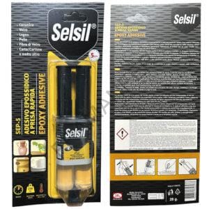 colla epossidica universale selsil in siringa 28gr ferramenta framanfer sarno