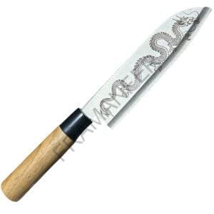 coltello santoku 18 cm cs osaka manico in legno ferramenta framanfer sarno