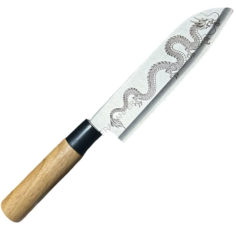 coltello santoku 18 cm cs osaka manico in legno ferramenta framanfer sarno