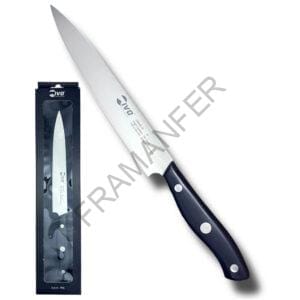 coltello arrosto 20cm pom inox nero ivo linea modern framanfer sarno