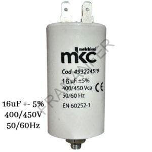 condensatore 16uf 450v in polipropilene con faston e fissaggio con vite 8ma ferramenta framanfer sarno