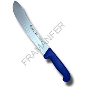 coltello scimitarra alveolata 25 cm blu ivo framanfer sarno