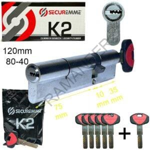 cilindro europeo 120mm 75-10-35 k2 securemme ferramenta framanfer sarno