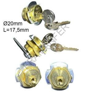 cilindretto universale viro 17,5mm in ottone nudo ferramenta framanfer sarno