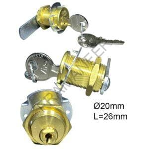 cilindretto universale viro 26mm in ottone nudo ferramenta framanfer sarno