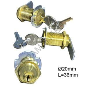 cilindretto universale viro 36mm in ottone nudo ferramenta framanfer sarno