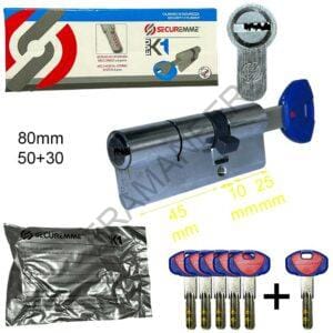 cilindro europeo 80mm 45-10-25 k1 securemme ferramenta framanfer sarno