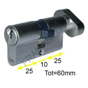 cilindro con pomello da 60mm yale serie 500 ferramenta framanfer sarno